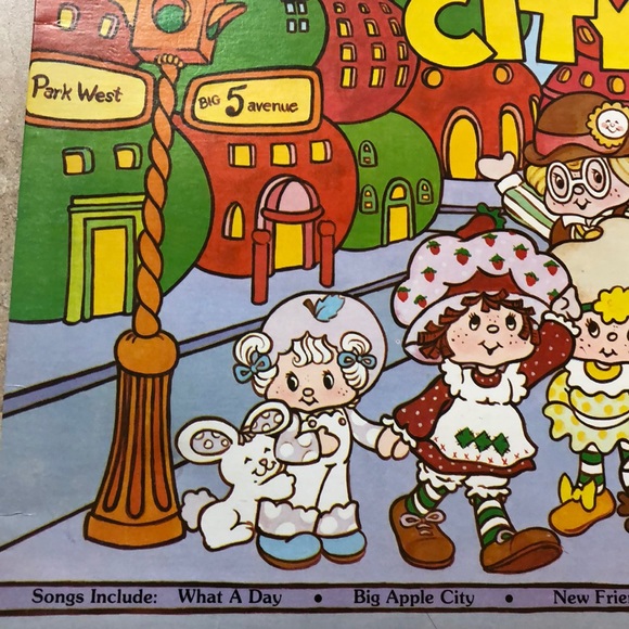 Media Vintage Strawberry Shortcake Vinyl Record Rare Poshmark